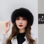 Luxury Faux Fur Winter Hat (Jet Black)